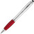 Ручка-стилус шариковая «Nash» серебристый/красный