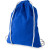 Рюкзак хлопковый «Oregon» ярко-синий/белый