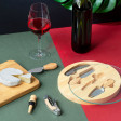 Набор для сыра и вина со стеклянной крышкой «Rendezvous»