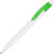 Ручка пластиковая шариковая «Какаду» белый/зеленое яблоко