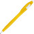 Ручка пластиковая шариковая «Астра» желтый/белый