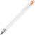 Ручка пластиковая шариковая «Локи» белый/оранжевый/серебристый
