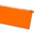 Пенал «Веста» оранжевый прозрачный/белый