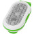 Фонарик - отражатель с клипом белый/зеленый лайм