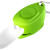 Брелок-фонарик для молнии зеленый/белый/серебристый