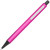 Ручка металлическая шариковая «Milas» розовый/черный/серебристый