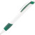 Ручка пластиковая шариковая «Соната» белый/зеленый