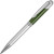 Ручка металлическая шариковая «Мичиган» серебристый/зеленый