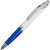 Ручка пластиковая шариковая «Призма» белый/синий