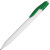 Ручка пластиковая шариковая «Трамп» белый/зеленый