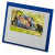 Рамка для фотографии «Баэса» синий/серебристый