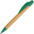 Ручка шариковая «Листок» светло-коричневый/зеленый