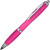 Ручка пластиковая шариковая «Nash» розовый/серебристый