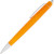 Ручка пластиковая шариковая «Albany» оранжевый прозрачный/серебристый