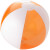 Пляжный мяч «Bondi» оранжевый прозрачный/белый