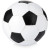 Футбольный мяч «Curve» белый/черный