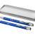 Подарочный набор «Dublin»: ручка шариковая, карандаш механический ярко-синий/серебристый