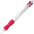 Ручка пластиковая шариковая «Bubble» красный/серебристый