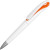 Ручка пластиковая шариковая «Swansea» белый/оранжевый