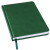 Ежедневник недатированный Bliss,  формат А5, в линейку темно-зелёный