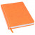 Ежедневник недатированный Bliss,  формат А5, в линейку оранжевый