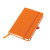 Бизнес-блокнот JUSTY, формат А6, в клетку оранжевый