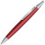 GAMMA, ручка шариковая красный, серебристый