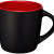 Керамическая чашка «Riviera» черный/красный