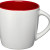 Керамическая чашка «Aztec» белый/красный