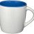 Керамическая чашка «Aztec» белый/ярко-синий