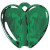 HEART CLACK, держатель для ручки зеленый