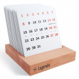 Календарь на деревянной подставке Рабочий день