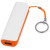 Портативное зарядное устройство «Basis», 2000 mAh белый/оранжевый