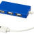 USB Hub на 4 порта «Brick» ярко-синий