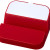 Подставка для телефона-USB Hub «Hopper» красный/белый