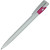 KIKI ECOLINE, ручка шариковая, серый/черный, экопластик серый, розовый