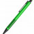 Ручка шариковая со стилусом IMPRESS TOUCH, прорезиненный грип зеленый