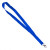 Ланъярд NECK, белый, полиэстер, 2х50 см синий