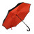 Зонт-трость "наоборот" ORIGINAL, пластиковая ручка, механический красный