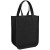 Ламинированная сумка для покупок, малая, 80 г/м2 черный