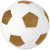 Футбольный мяч «Curve» золотистый/белый