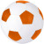 Футбольный мяч «Curve» белый/оранжевый