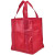 Ламинированная сумка для покупок, 80 г/м2 красный