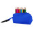 Набор цветных карандашей MIGAL (8шт) с точилкой синий