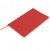 Бизнес-блокнот "Audrey", 130х210 мм, лаймовый, кремовая бумага, гибкая обложка, в линейку красный