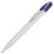 Ручка пластиковая шариковая «Эллингтон» белый/синий/серебристый