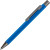 Ручка металлическая шариковая «Straight Gum» soft-touch с зеркальной гравировкой синий