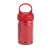 Спортивное полотенце в пластиковом боксе с карабином "ACTIVE", микрофибра, пластик, 30*88 см. красн красный