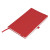 Бизнес-блокнот GRACY на резинке, формат А5, в линейку красный