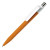 Ручка шариковая DOT, покрытие soft touch оранжевый
